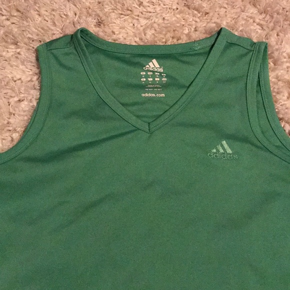Green Adidas Tank Top - Picture 2 of 3